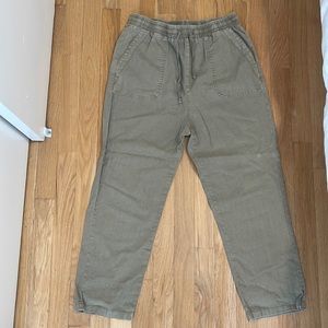 Rag Poets Green Canvas Pants - never worn